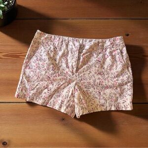 LOFT Ann Taylor Print Pink Floral Women's Shorts
